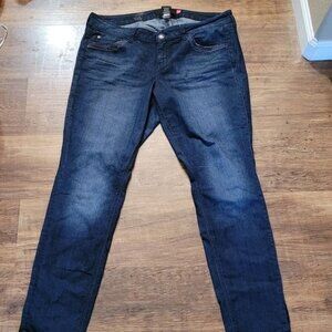 Torrid denim jeans size 18 blue FLAW on front pocket